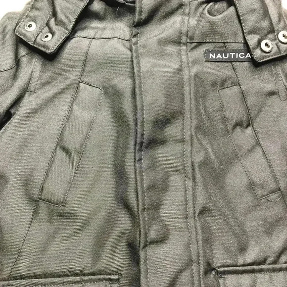 Nautica Winter Jacket Hooded Black Size 2T - Picture 3 of 16